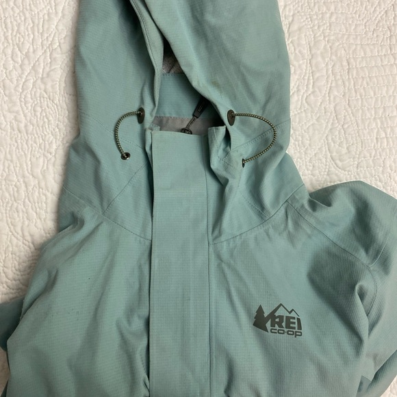 REI Women's Peak 2.5L Teal Blue Hiking Jacket Size M - Picture 4 of 4
